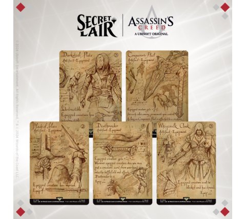 MTG secret lair assassin's creed  foil2箱 Magic the Gathering Secret LAIR X Assassin'S Creed: Lethal